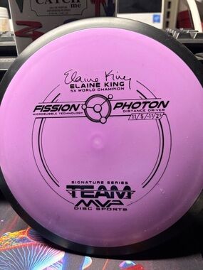 MVP Fission Photon Elaine King Signature Distance Driver - purple/Black